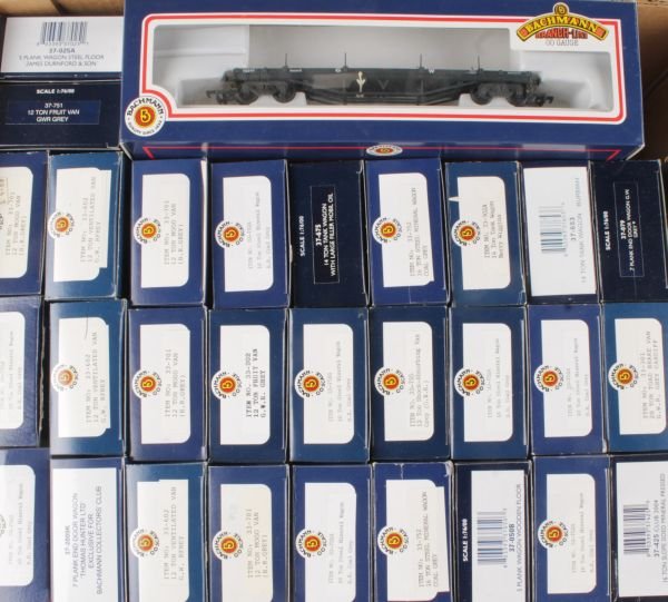 OO gauge - Thirty-six assorted Bachmann wagons, i