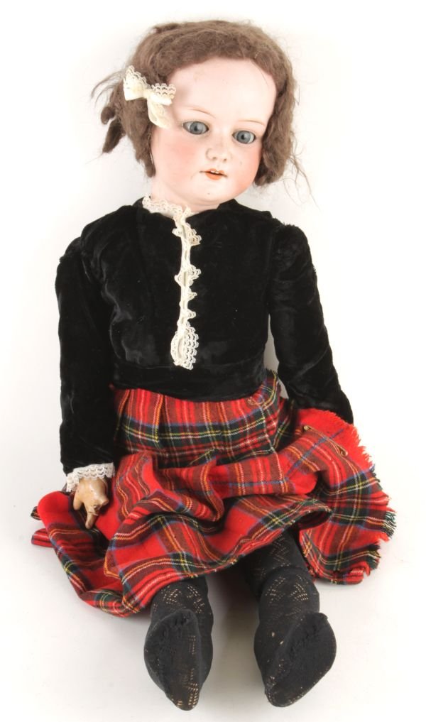 A Heubach of Koppelsdorf bisque socket-head doll,
