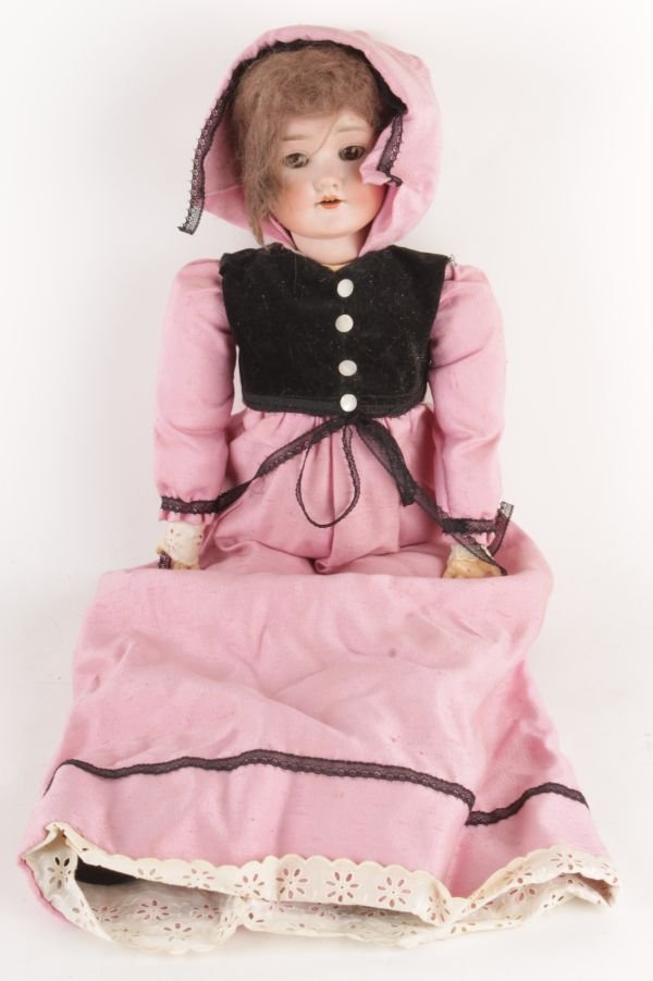 A Heubach of Koppelsdorf bisque socket-head doll, - 2