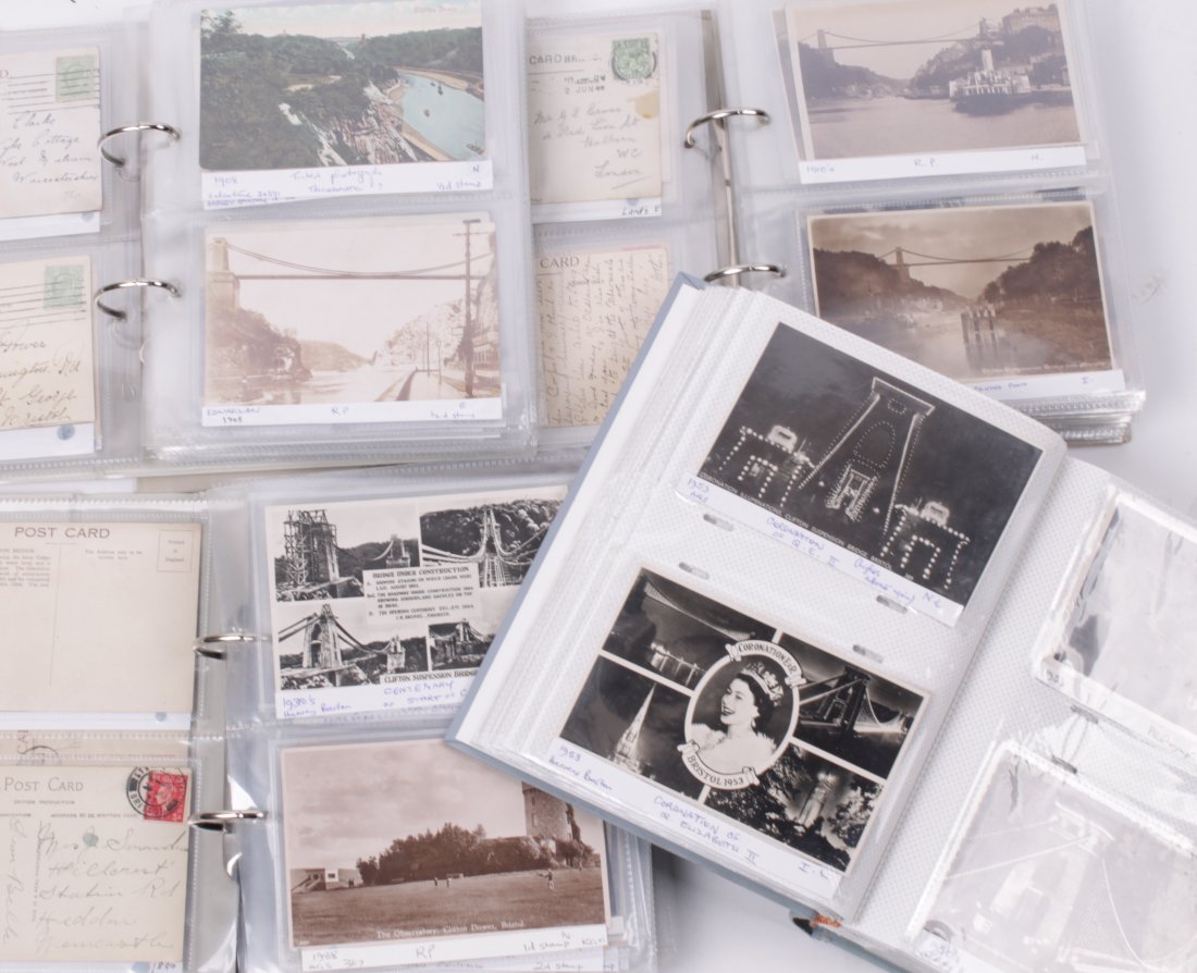 Postcards - Approximately 380 cards of Clifton Su