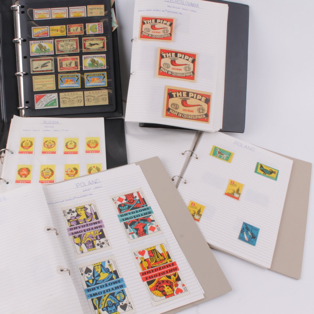 Assorted world matchbox labels, 19th century and