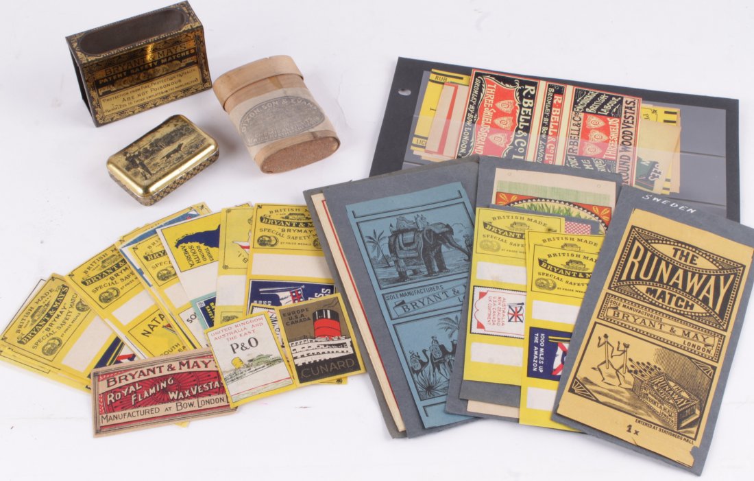 A Dixon, Son Evans 'Exhibition 1851' matchbox,