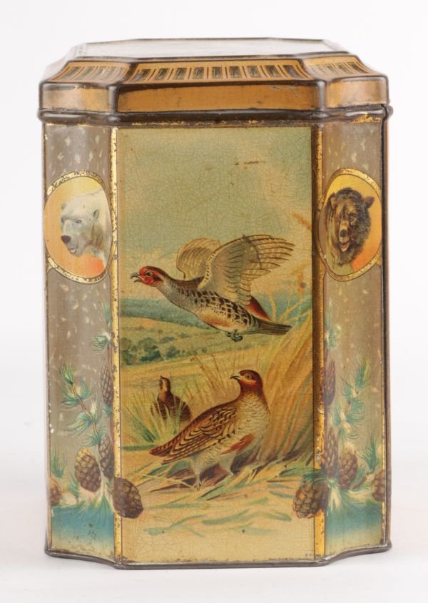 A Moore Brothers tea tin, circa 1900, lithographe - 2