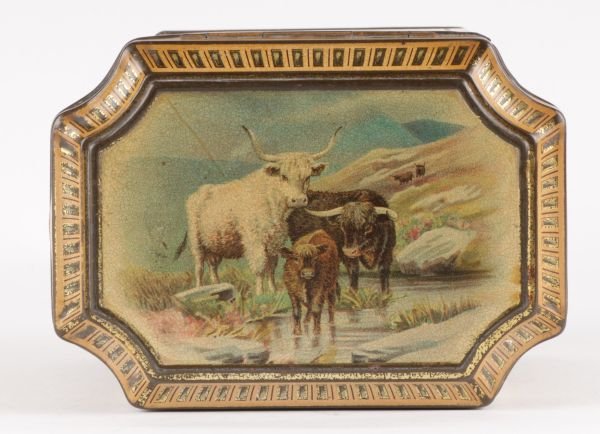 A Moore Brothers tea tin, circa 1900, lithographe - 5