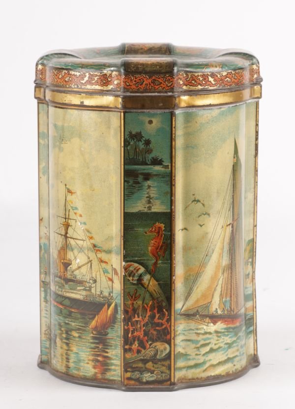 A Huntley Palmer's biscuit tin, 'Nautical', 189 - 2