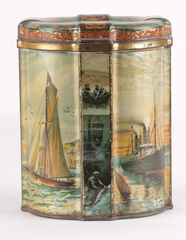 A Huntley Palmer's biscuit tin, 'Nautical', 189 - 3