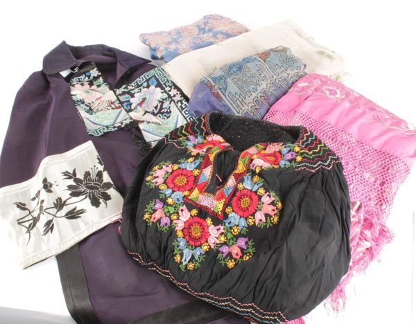 An early 20th century Oriental jacket; together w