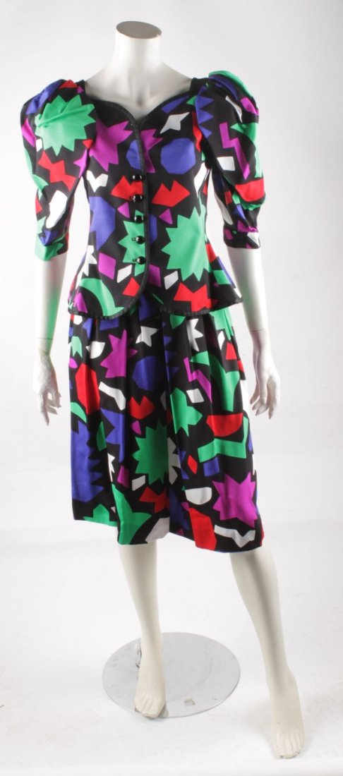 A 1980s Yves St. Laurent three-piece suit, compri
