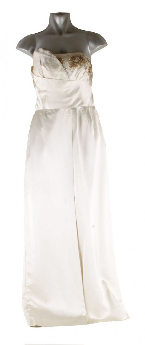 A collection of 1960s gowns, comprising a silk, c