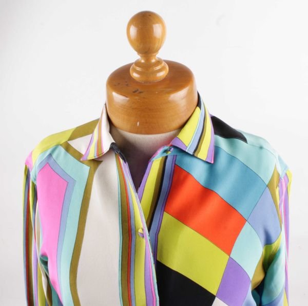 Two Emilio Pucci silk ladies shirts, circa 1960s, - 2