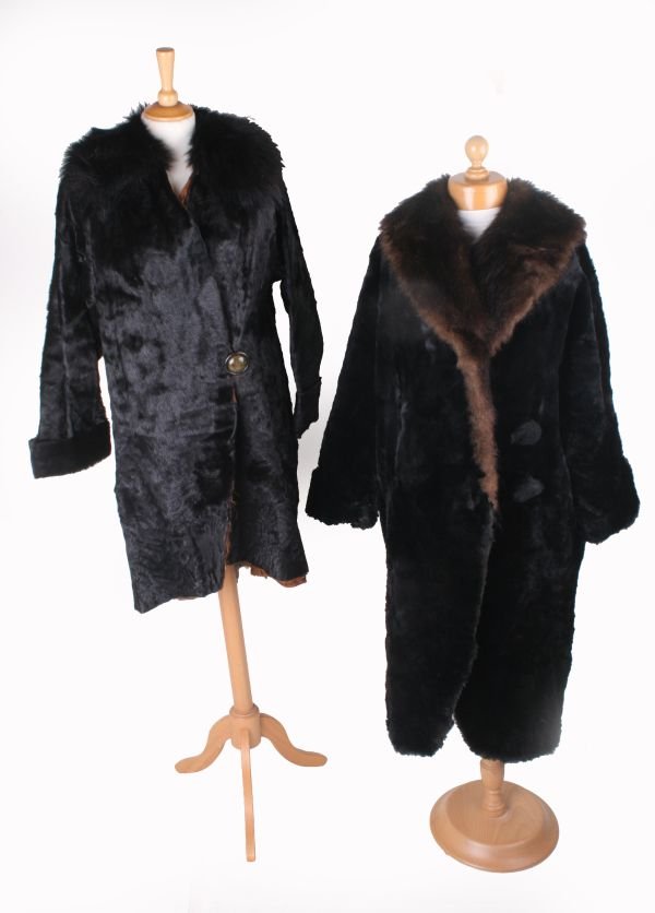 A late Victorian soft fur capelet; together with - 2