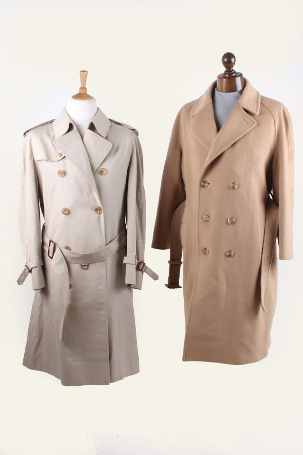 A 1970s DAKS gentleman's double-breasted camel coa