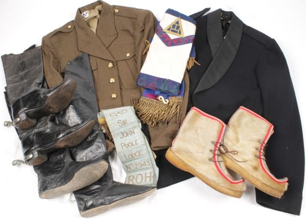 A quantity of vintage menswear, comprising 'Cossa