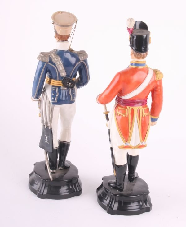 A Royal Worcester Ceramic Figure - Officer of the - 2