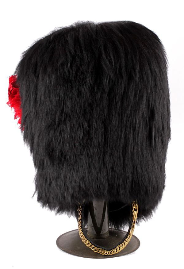 A Coldstream Guards Officer's Bearskin Cap , with