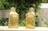 Large pair of brass bulkhead lamps. - 4