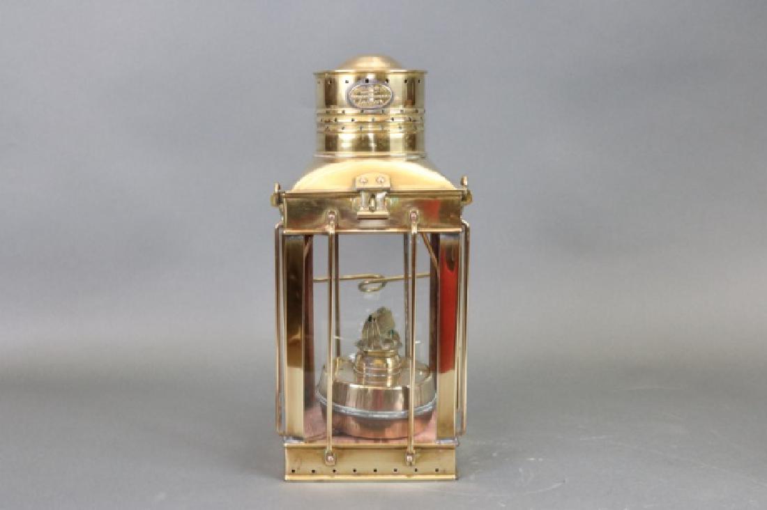 Highly polished ship's lantern by Davey (1 of 5)