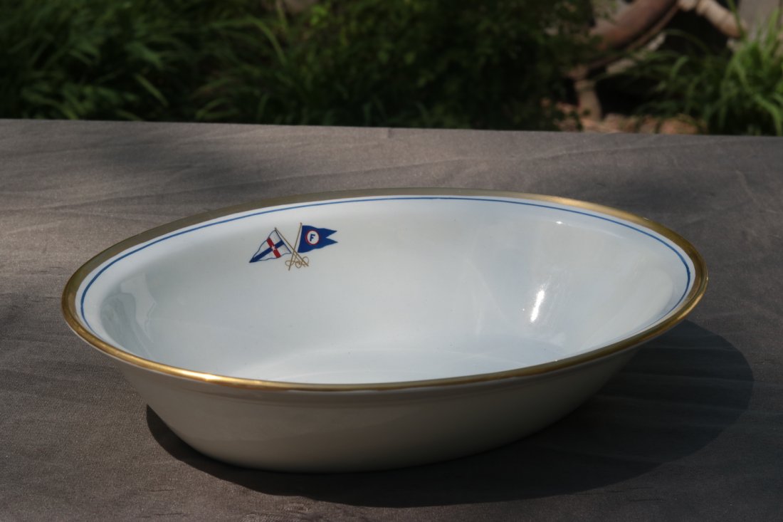 Oval Serving Bowl | Boston Yacht Club of Marblehead (1 of 5)