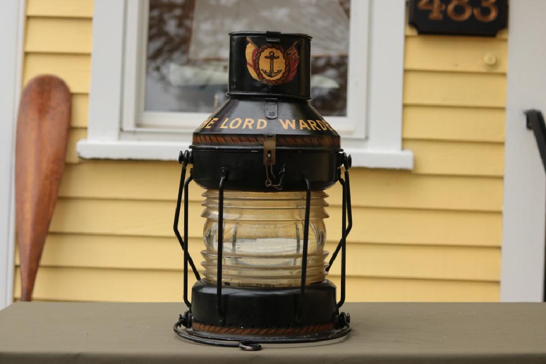 Authentic Ship's Anchor Lantern (1 of 3)