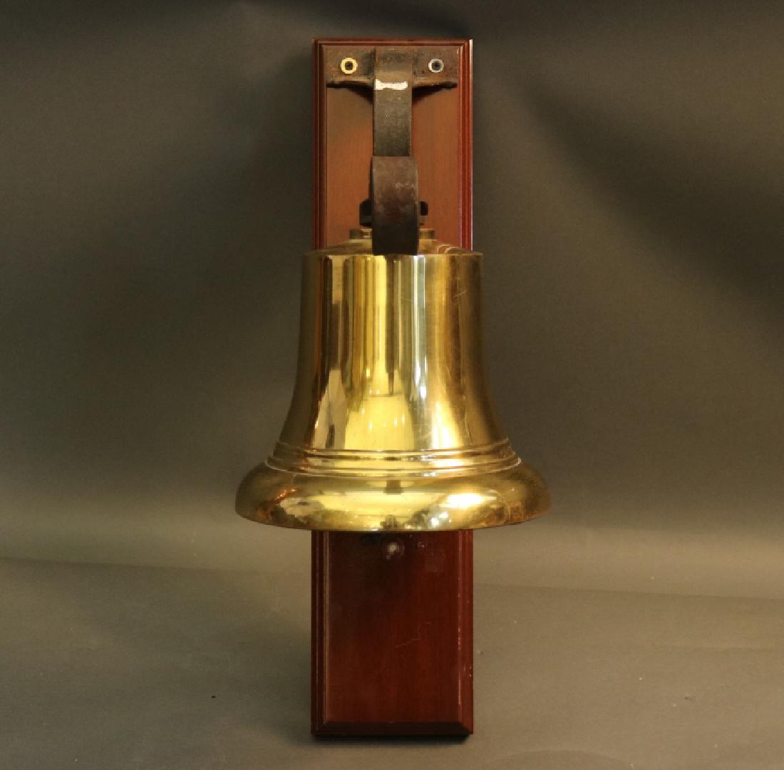 Brass Ship's Bell on Iron Bracket (1 of 10)