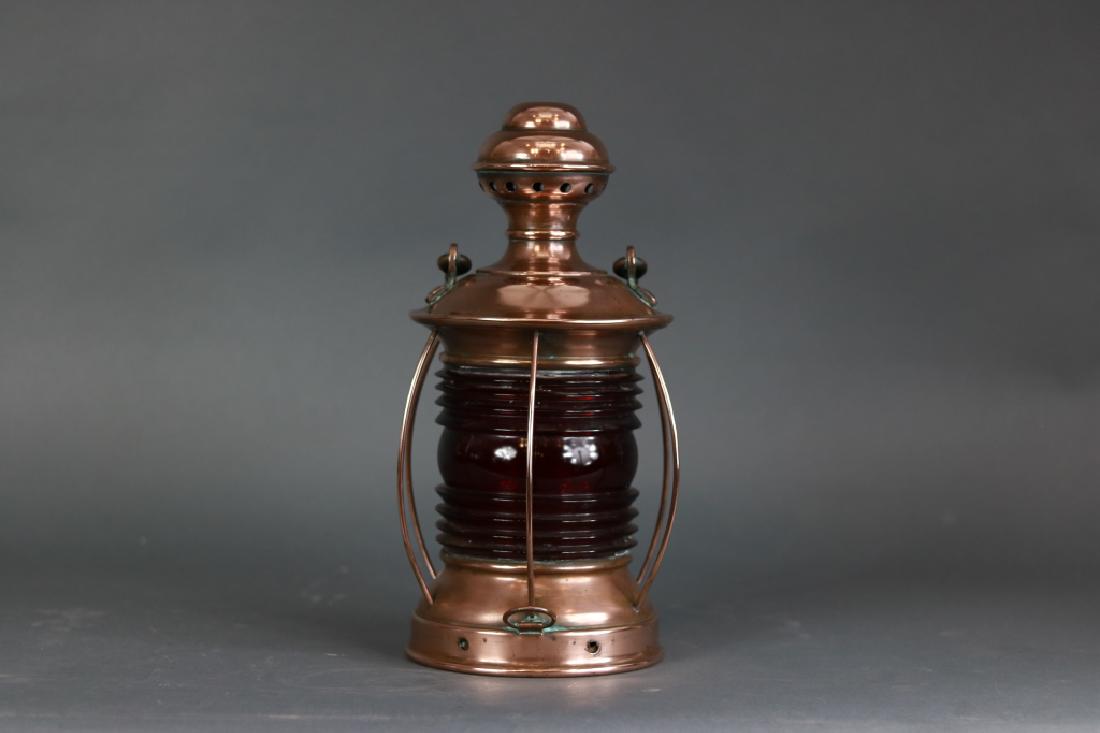 Early copper distress lantern (1 of 6)