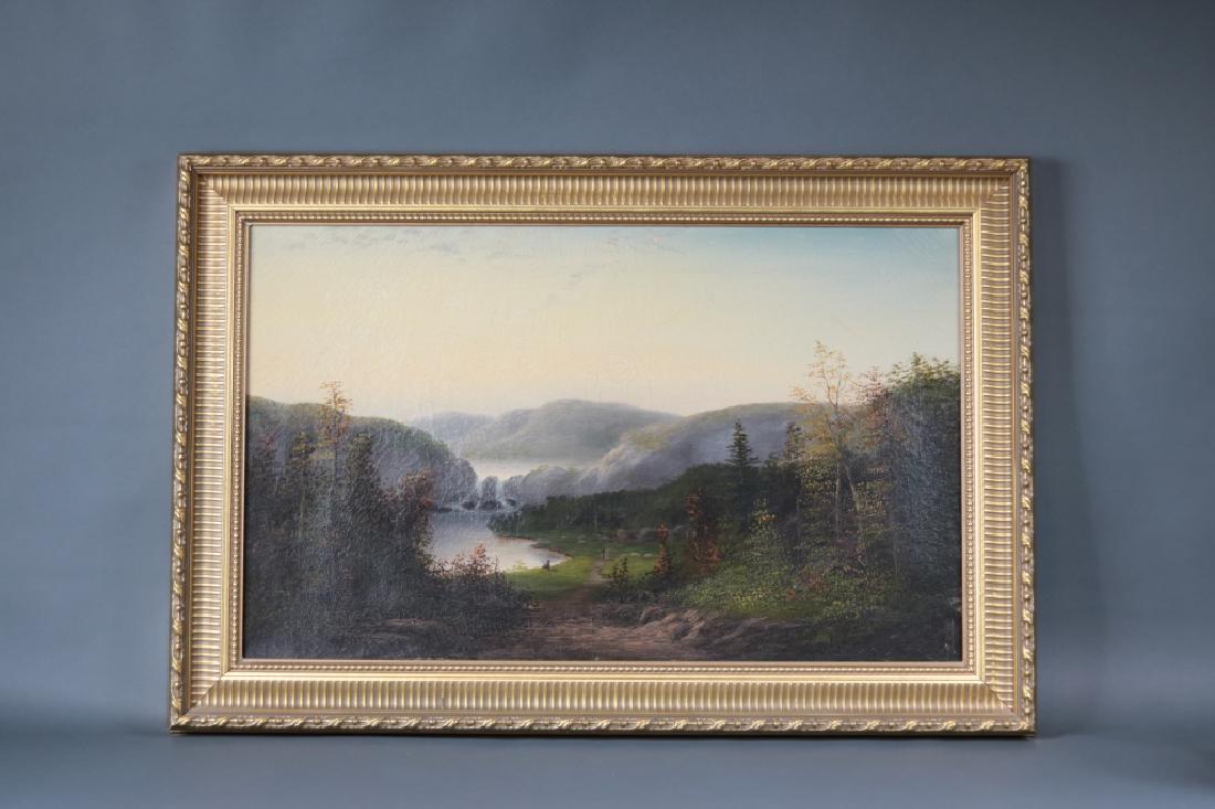 Hudson River landscape painting (1 of 4)