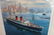 1950s PRINT OF LINER MAURETANIA