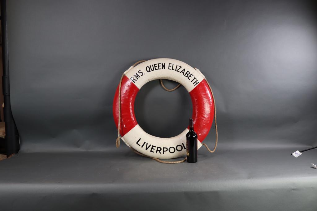 LIFERING FROM RMS QUEEN ELIZABETH LIVERPOOL (1 of 5)