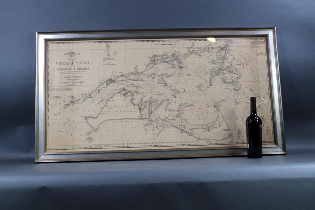 ELDRIDGES CHART OF VINEYARD SOUND 1907 (1 of 9)