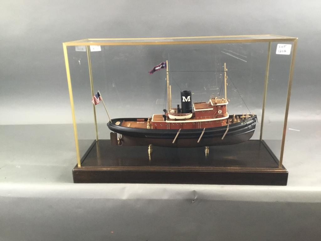 TUG BOAT EDMOND MORAN MOUNTED INTO DISPLAY (1 of 7)