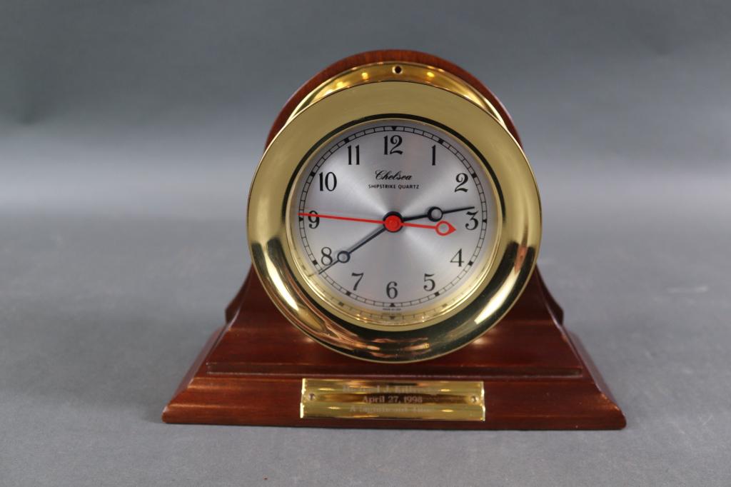Solid Brass Quartz Chelsea Clock (1 of 6)
