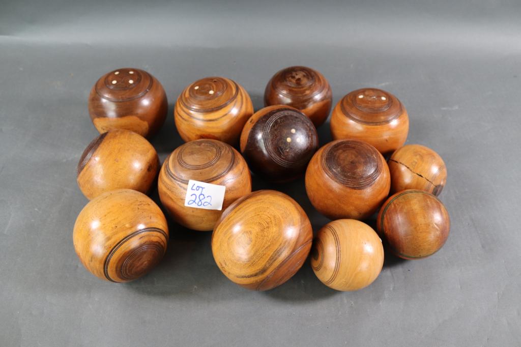 Lot of English Bowling Balls (1 of 6)
