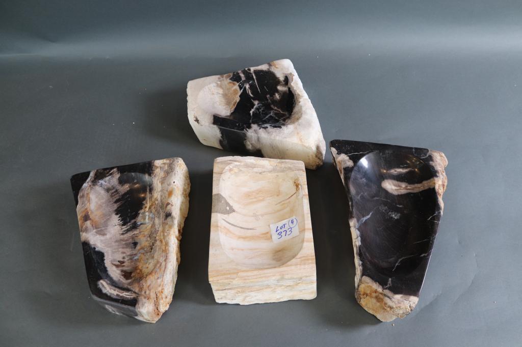 LOT OF FOUR MARBLE CIGAR ASHTRAYS (1 of 5)