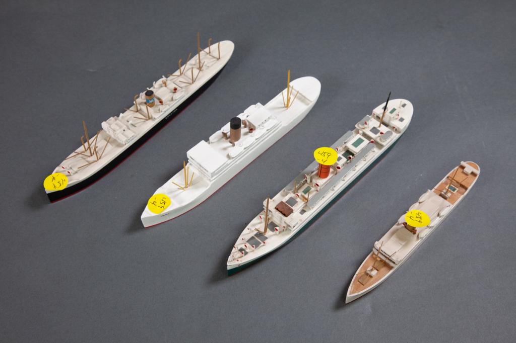 Lot of 4 models attributed to Van Ryper: Cellina, Tiries, Monganui, and Chiriqui Attributed to Van Ryper NOT MARKED