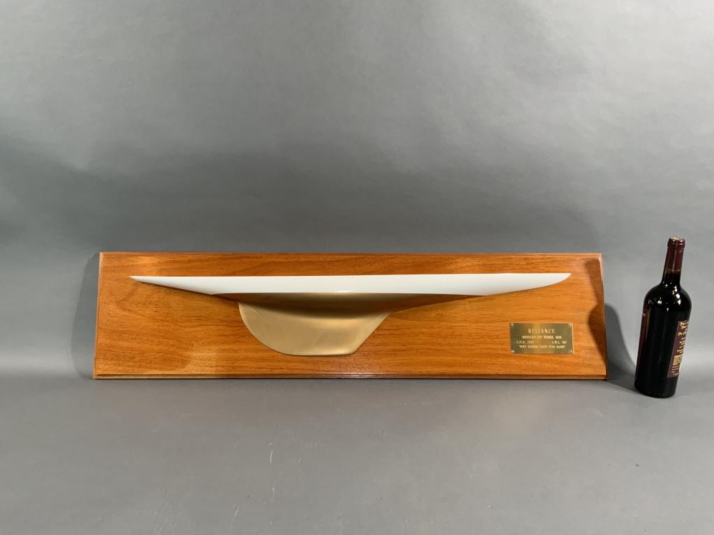 HALF MODEL OF AMERICA'S CUP YACHT RELIANCE (1 of 5)