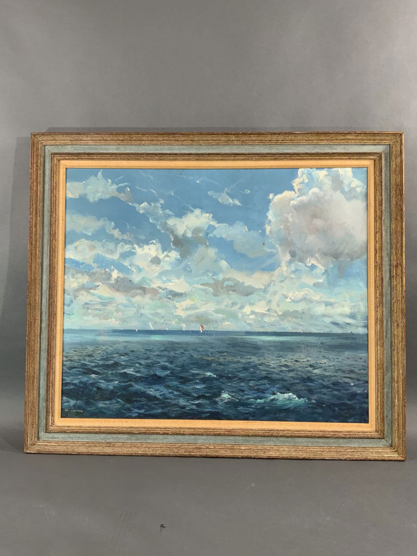 LE JEUNE OIL OF A SAILING REGATTA (1 of 6)