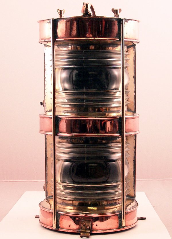 Ship's masthead lantern.