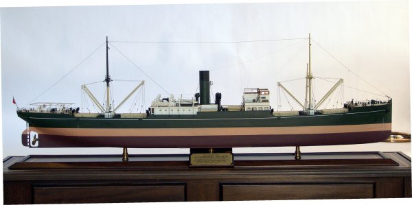 Fine builder's style model of Caledonian Monarch.