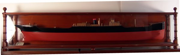 Dockyard builders model of the freighter SS Linca
