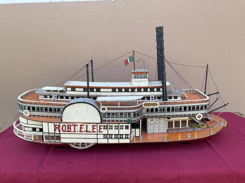 Folk Art Ship Model Of the Robert E. Lee (1 of 6)