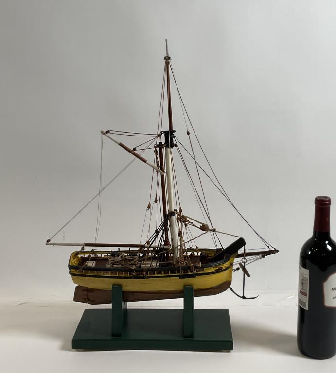 Model of a Colonial Sloop (1 of 6)
