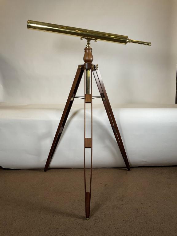 Brass Telescope on a wood Tripod (1 of 13)
