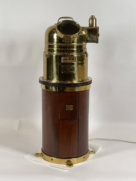 British Royal Navy Compass in Binnacle (1 of 10)