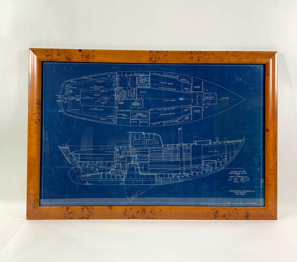 Original Sparkman and Stevens Blueprint Of Yacht "Pelican" (1 of 9)