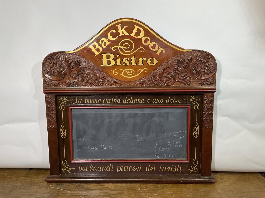 English Wall Sign with Chalkboard (1 of 7)