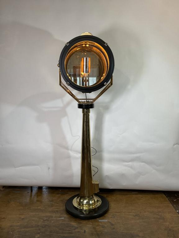 Polished Industrial Spotlight on Stand (1 of 10)