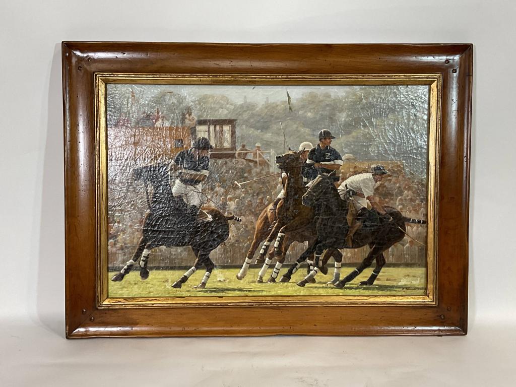 Polo Match Oil Painting (1 of 8)