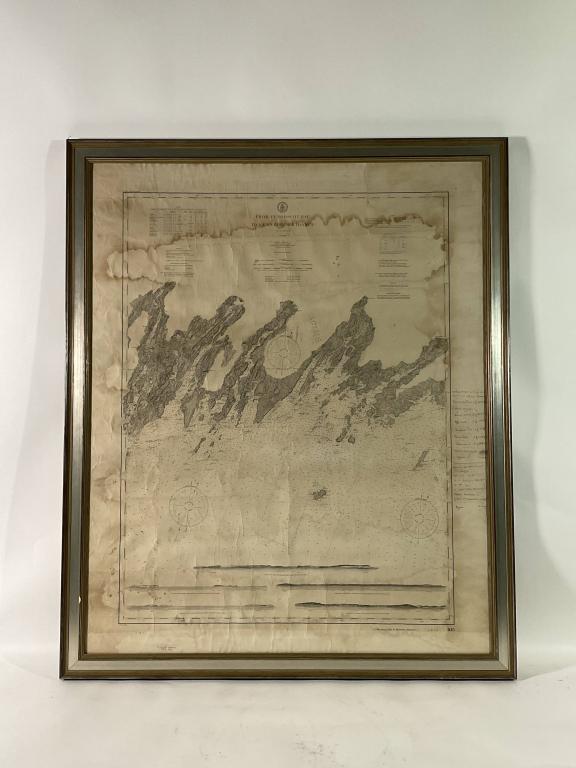 Chart from Penobscot Bay to Kennebec (1 of 14)