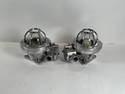 Pair of Aluminum Ship's Cargo Lanterns by Kokosha