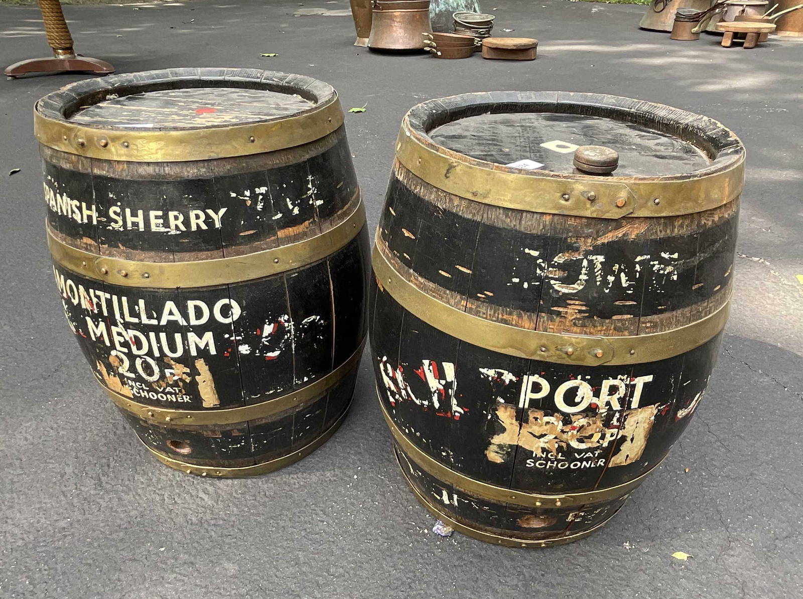 Antique Port And Sherry Kegs Auction